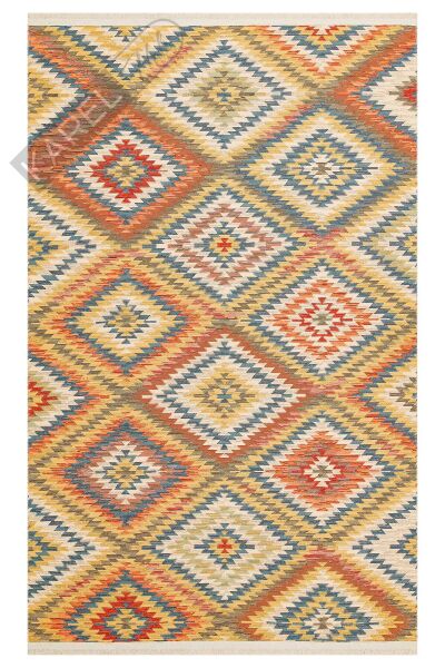 NOMAD NMD 07 TERRA Yıkanabilir, Çift Taraflı Kullanıma Uygun Yumuşak Tuşeli Otantik Kilim