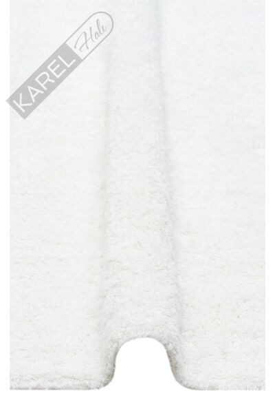 COTTON BOON CBN PLAIN WHITE Yıkanabilir Kaymaz Tabanlı Naturel Pamuk Bebek Halısı