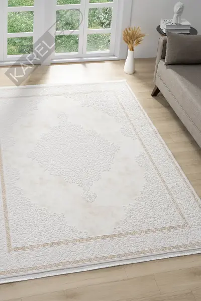 Seyran Halı Lima 0562 Bej Premium Akrilik Halı