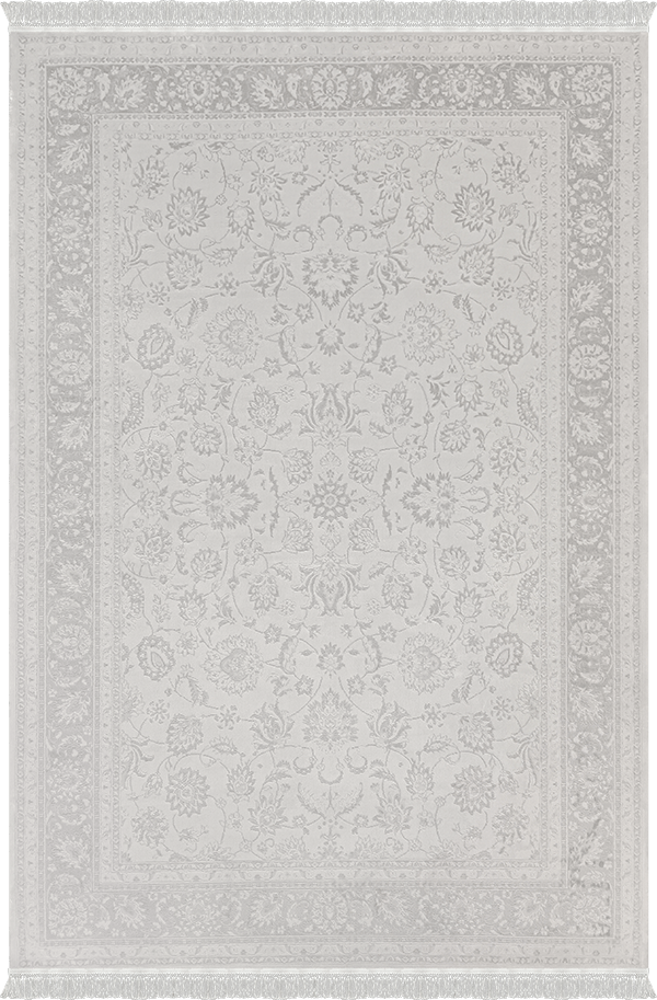 Woolen Halı Deluxe Koleksiyonu 6504 Gri Premium Viskon Halı