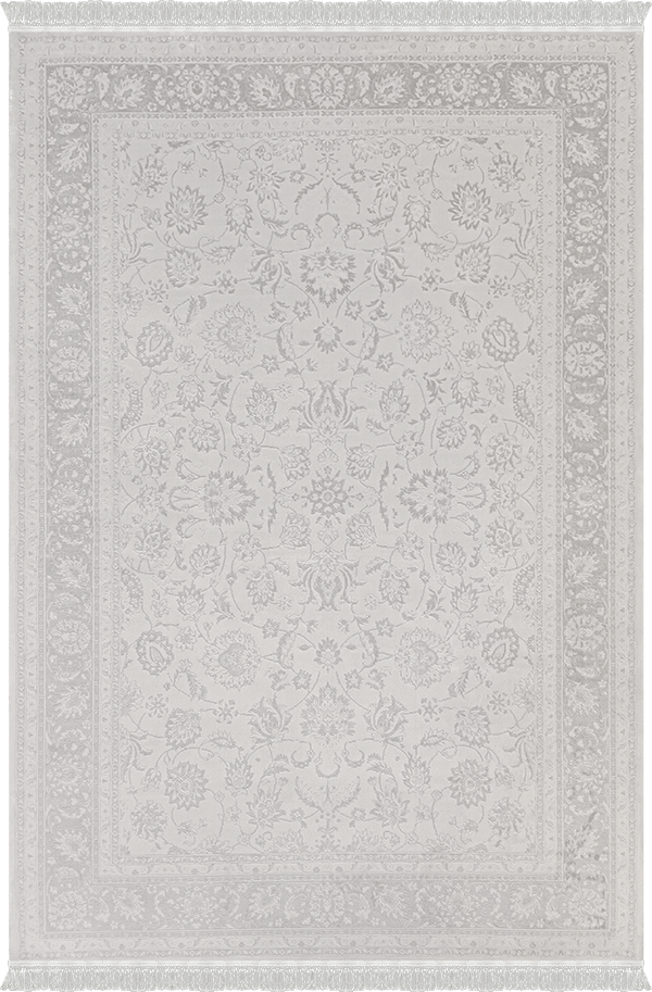 Woolen Halı Deluxe Koleksiyonu 6504 Gri Premium Viskon Halı