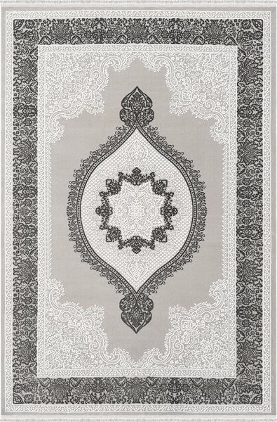 Woolen Halı New Bamboo Koleksiyonu 4953 Gri Akrilik Halı
