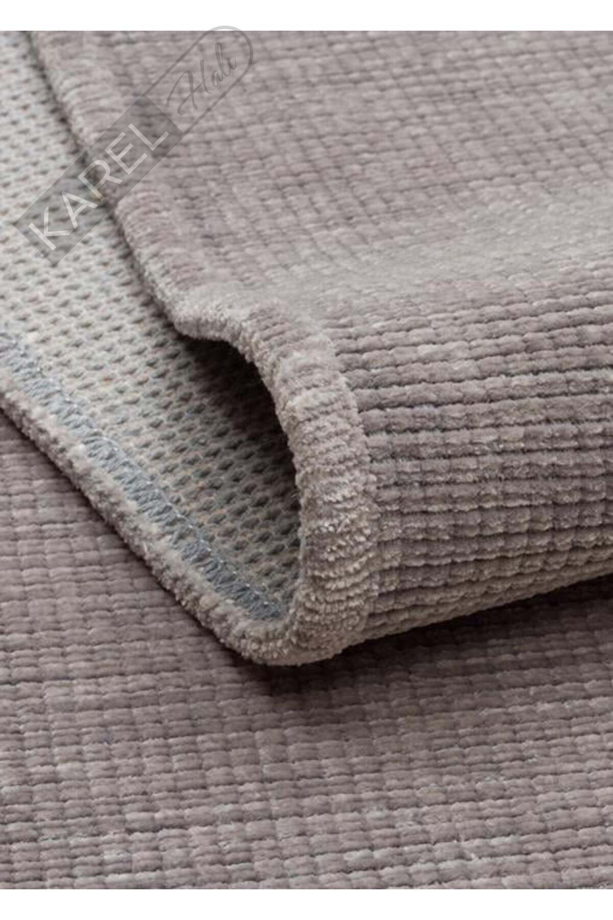 LIZA KILIM LIZ 01 GREY Hav Toz Vermez Kaymaz Tabanlı Yıkanabilir Düz Renk Kilim