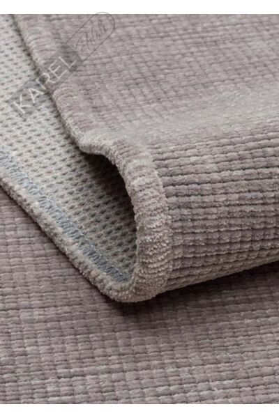 LIZA KILIM LIZ 01 GREY Hav Toz Vermez Kaymaz Tabanlı Yıkanabilir Düz Renk Kilim