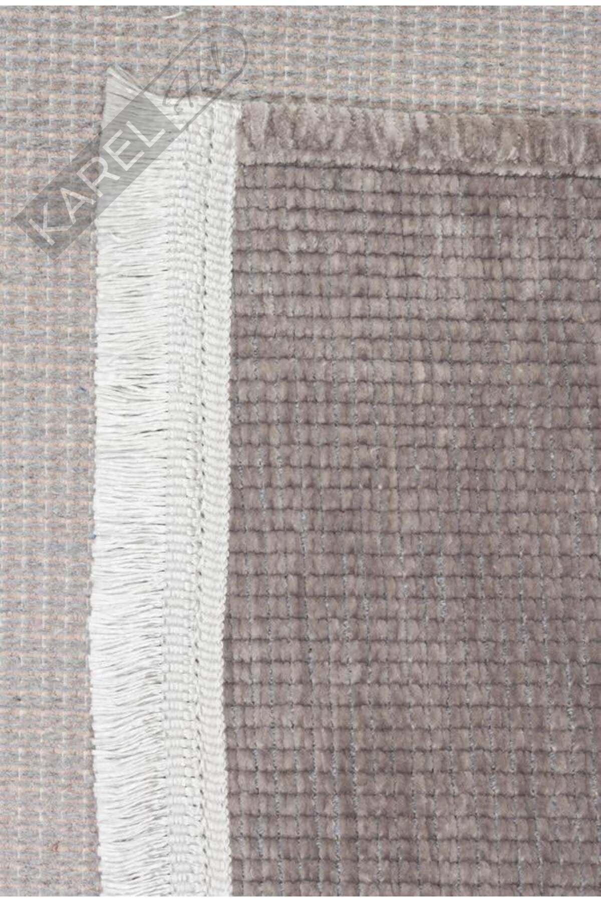 LIZA KILIM LIZ 01 GREY Hav Toz Vermez Kaymaz Tabanlı Yıkanabilir Düz Renk Kilim