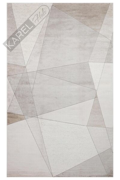 MERANO MRN 07 CREAM GOLD Geometrik Desenli Yüksek Kalite Sık Dokuma Salon Halısı