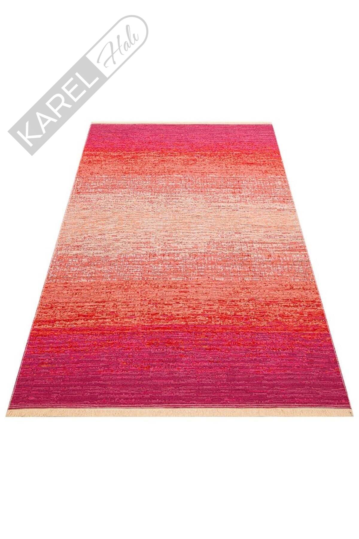KUTNU KILIM KTN 01 TERRA PINK Modern Ombre Renk Geçişli Yıkanabilir Çift Taraflı Kilim