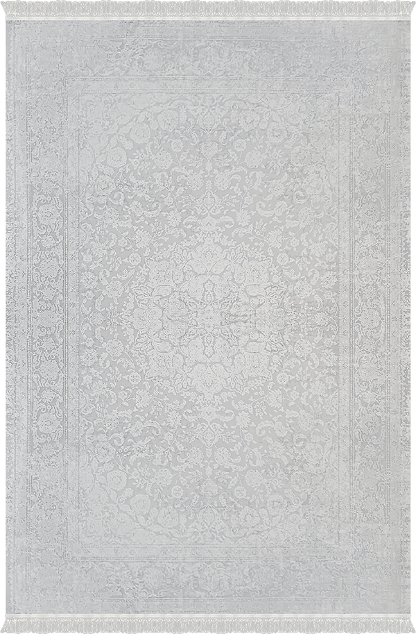 Woolen Halı Deluxe Koleksiyonu 6505 Gri Premium Viskon Halı