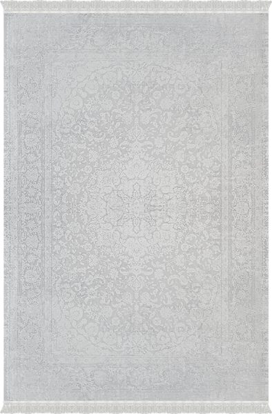 Woolen Halı Deluxe Koleksiyonu 6505 Gri Premium Viskon Halı