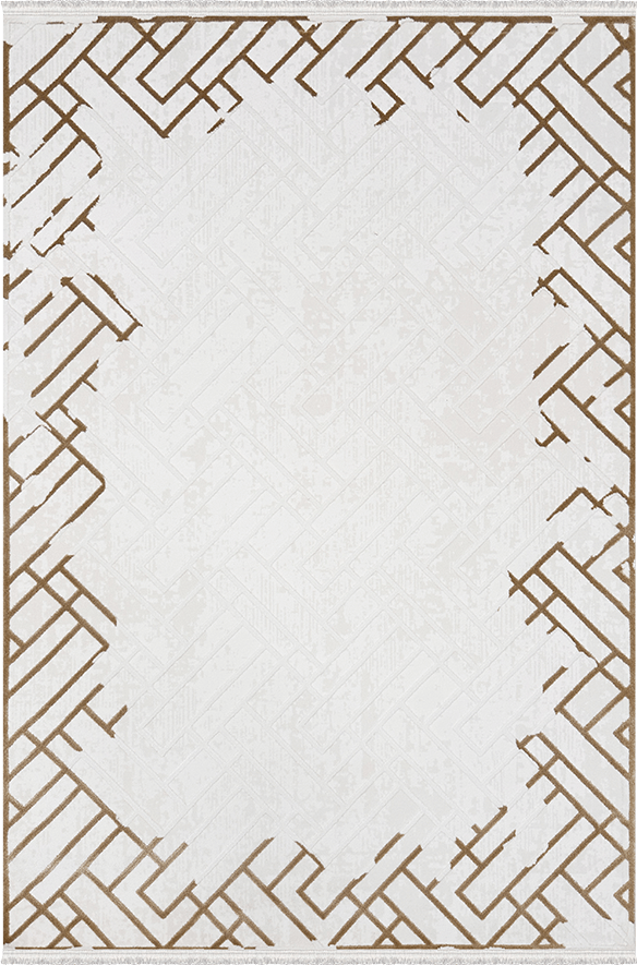 Woolen Halı New Bamboo Koleksiyonu 4954 Kahve Akrilik Halı