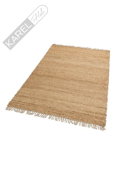 ECHO ECH 02 NATURAL XW El Dokuma Naturel Jüt Hasır Halı