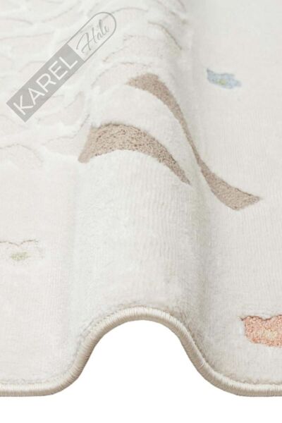 BAMBINO BMB 02 CREAM MULTY Pastel Renkli Hav ve Toz Vermeyen Çocuk Halısı
