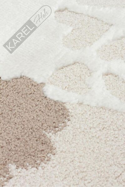 BAMBINO BMB 02 CREAM MULTY Pastel Renkli Hav ve Toz Vermeyen Çocuk Halısı