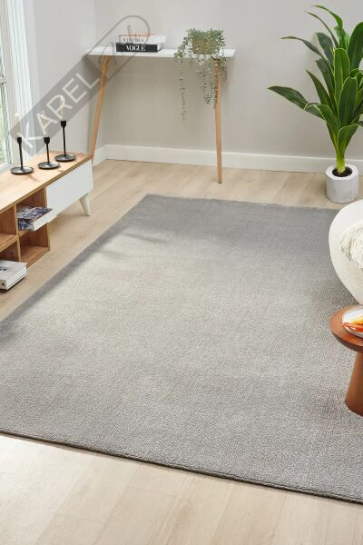 Seyran Halı Bali 4500 Gri Shaggy Pelus Hali