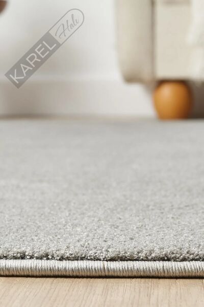 Seyran Halı Bali 4500 Gri Shaggy Pelus Hali