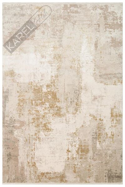 FRESCO FS 34 CREAM GOLD XW Yüksek Alçak Dokulu Özel Işıltılı Yüksek Kaliteli Sık Dokuma Modern Salo