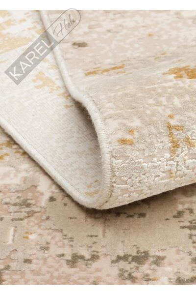 FRESCO FS 34 CREAM GOLD XW Yüksek Alçak Dokulu Özel Işıltılı Yüksek Kaliteli Sık Dokuma Modern Salo