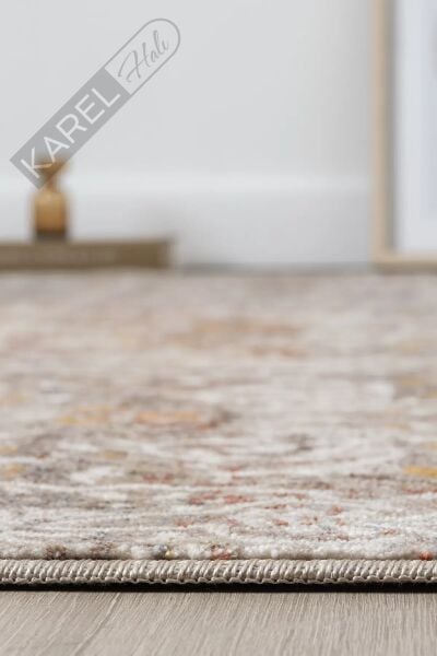 Seyran Halı Asır Koleksiyonu 250 Bej Polyester Vintage Halı