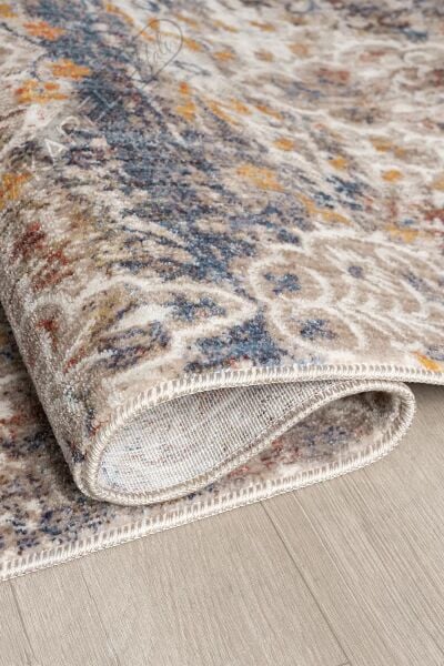 Seyran Halı Asır Koleksiyonu 250 Bej Polyester Vintage Halı