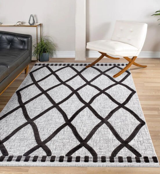 İpek Halı Almond Koleksiyonu 11414 Dekoratif İskandinav Halı