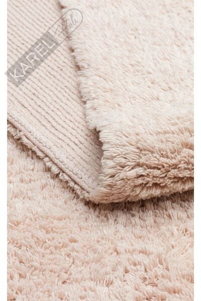 COTTON BOON CBN PLAIN BEIGE Yıkanabilir Kaymaz Tabanlı Naturel Pamuk Bebek Halısı