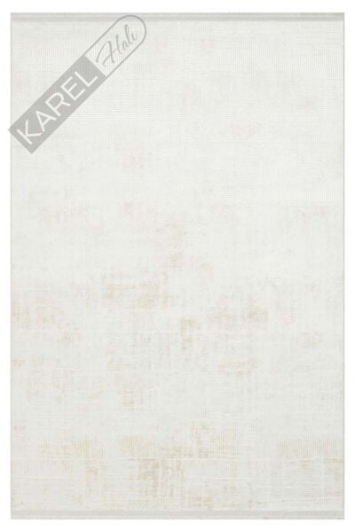 SATEEN ST 23 CREAM XW Hav Toz Vermez Yıkanabilir Kaymaz İnce Dokuma Modern Halı