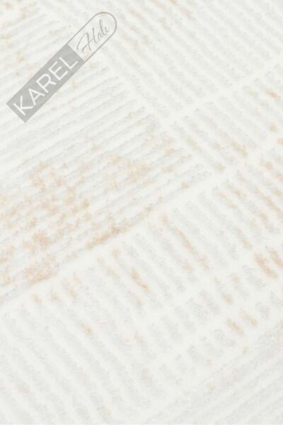 SATEEN ST 23 CREAM XW Hav Toz Vermez Yıkanabilir Kaymaz İnce Dokuma Modern Halı