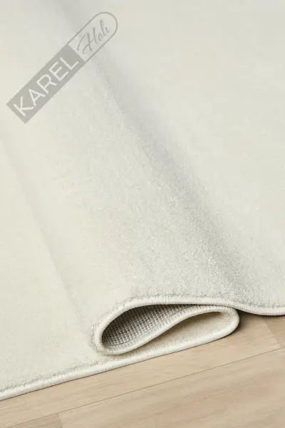 Seyran Halı Bali 4500 Krem Shaggy Pelus Hali