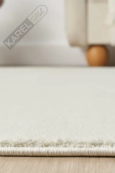 Seyran Halı Bali 4500 Krem Shaggy Pelus Hali