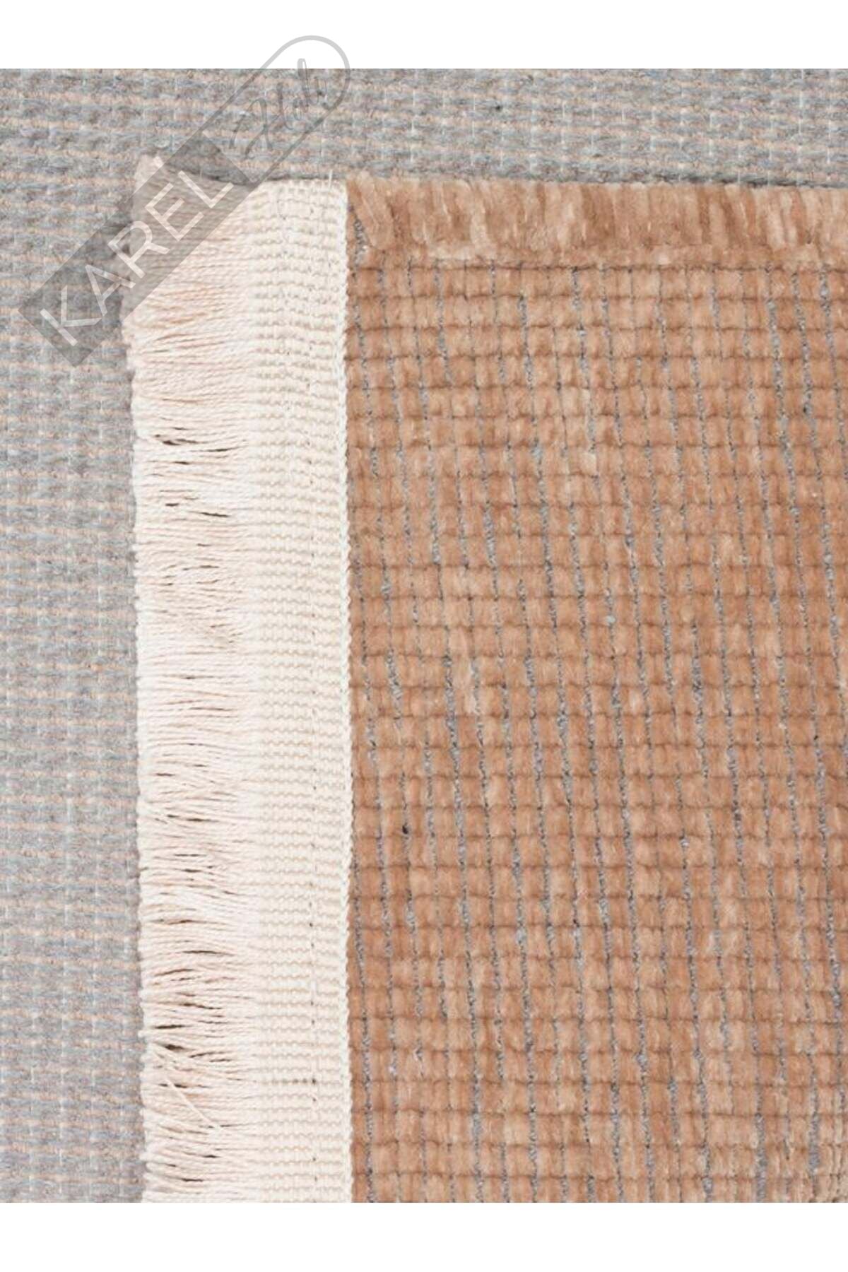 LIZA KILIM LIZ 01 VIZON Hav Toz Vermez Kaymaz Tabanlı Yıkanabilir Düz Renk Kilim