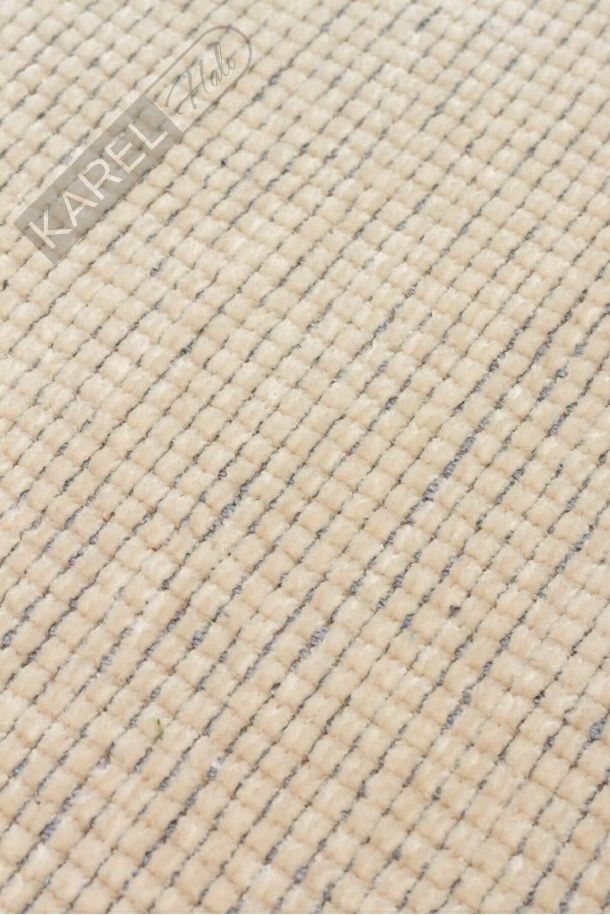 LIZA KILIM LIZ 01 BEIGE Hav Toz Vermez Kaymaz Tabanlı Yıkanabilir Düz Renk Kilim