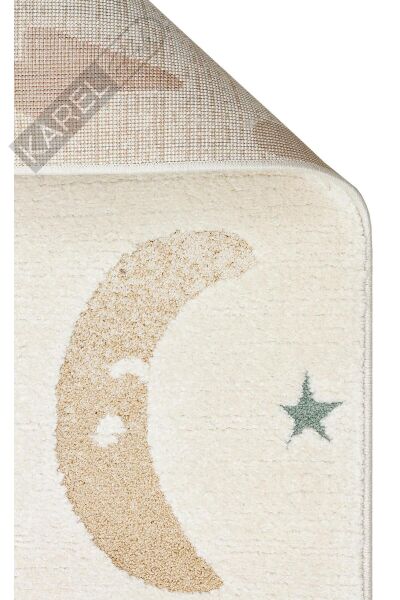 PICCOLO PCL 06 CREAM MULTY Pastel Renkli Hav ve Toz Vermeyen Çocuk Halısı