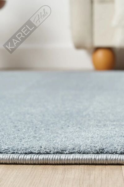 Seyran Halı Bali 4500 Mavi Shaggy Pelus Hali