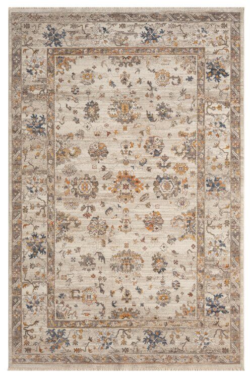 Seyran Halı Ahlat Koleksiyonu 253 Krem Polyester Vintage Halı