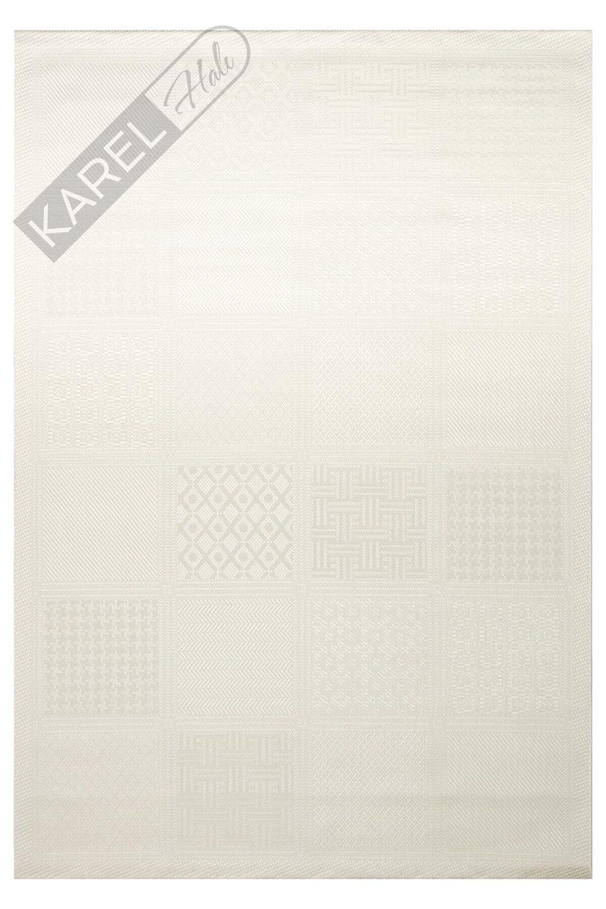 MONO LUX MNO LUX 02 VIZON Kaymaz Tabanlı Modern Desenlere Sahip İnce Halı