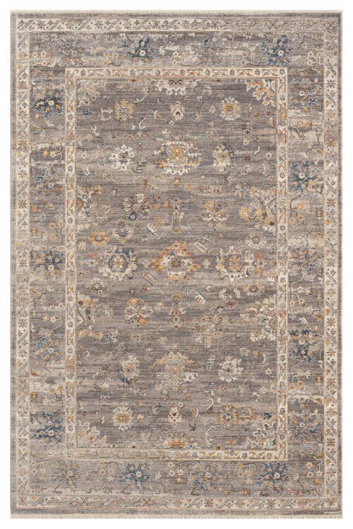 Seyran Halı Ahlat Koleksiyonu 254 Gri Polyester Vintage Halı