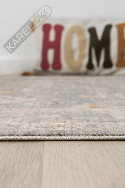 Seyran Halı Asır Koleksiyonu 254 Gri Polyester Vintage Halı