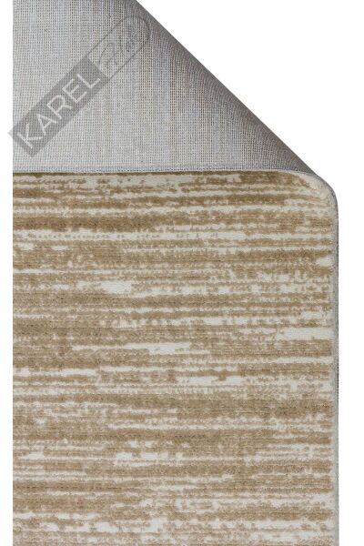 LAGOS XW LGS 19 BEIGE XW  Hav Toz Vermez Eskitme Desenli Modern Makine Halısı