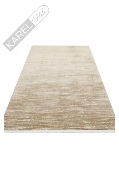 LAGOS XW LGS 19 BEIGE XW  Hav Toz Vermez Eskitme Desenli Modern Makine Halısı