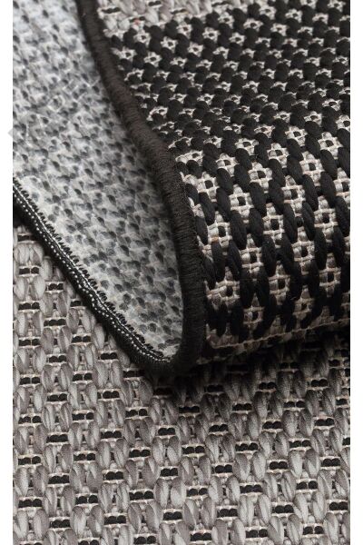 MONO MNO 01 DARK GREY Hav Toz Vermez Kaymaz Tabanlı İnce Halı