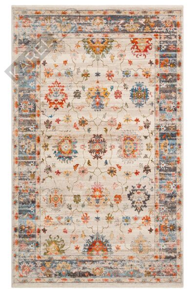 PIETRA PTA 19 BEIGE MULTY Sıcak Renk Tonlarını Etnik Desenler ile Buluşturan Yumuşak Tuşeli Makine