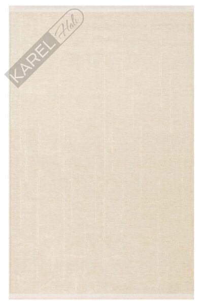 LIZA KILIM LIZ 02 BEIGE Hav Toz Vermez Kaymaz Tabanlı Yıkanabilir Düz Renk Kilim