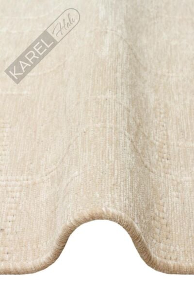 LIZA KILIM LIZ 02 BEIGE Hav Toz Vermez Kaymaz Tabanlı Yıkanabilir Düz Renk Kilim