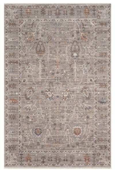 Seyran Halı Ahlat Koleksiyonu 255 Gri Polyester Vintage Halı