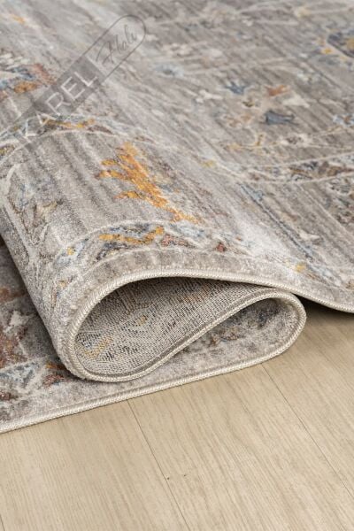 Seyran Halı Asır Koleksiyonu 255 Gri Polyester Vintage Halı