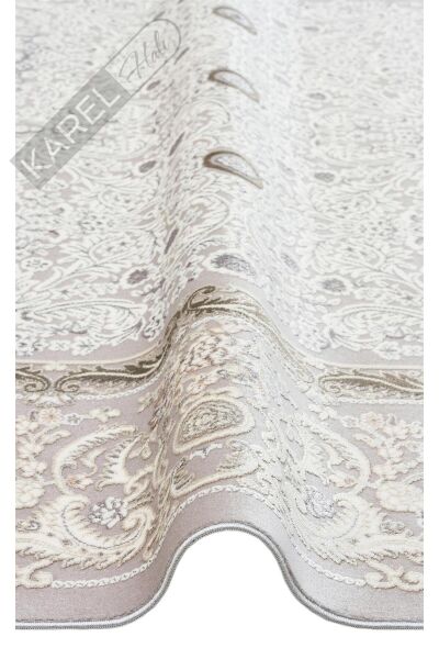 PASSAGE PLZ 04 CREAM VIZON Yumuşak Tuşeli Sık Dokuma Modern Halı