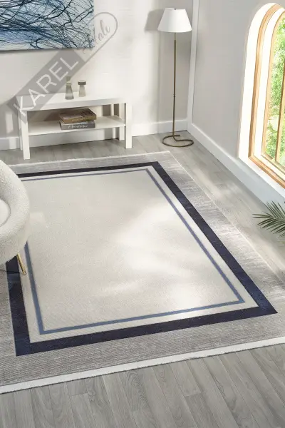 Seyran Halı Zen 7001 Mavi Akrilik Halı