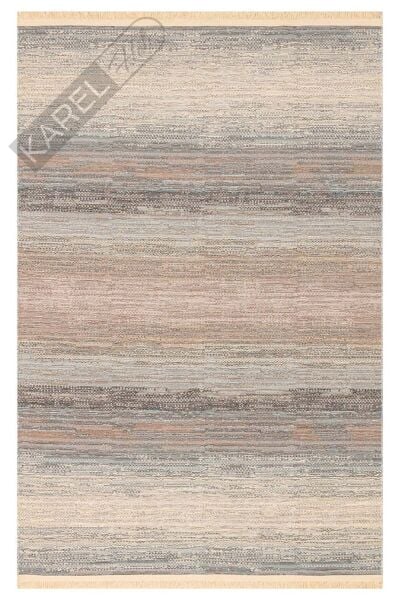 KUTNU KILIM KTN 03 BEIGE BLUE Modern Ombre Renk Geçişli Yıkanabilir Çift Taraflı Kilim
