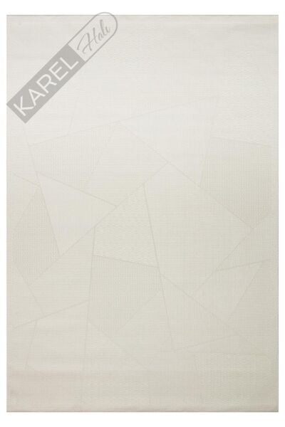 MONO LUX MNO LUX 01 VIZON Kaymaz Tabanlı Modern Desenlere Sahip İnce Halı
