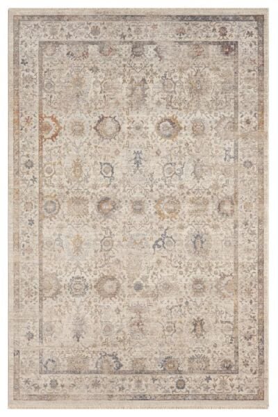 Seyran Halı Asır Koleksiyonu 256 Krem Polyester Vintage Halı